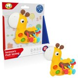  Senzorna žirafa za dojenčke s vrvico za vlečenje - rumena | Shoptok.si