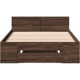 Okvir kreveta s ladicom oja smeđeg hrasta 75x190 cm drveni | Eponuda.com