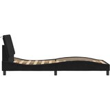  Posteljni okvir z vzglavjem črn 80x200 cm žamet, (21086416) | Shoptok.si