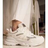 D/CEO UR/CEO White women's sports sneakers with glitter Maleda | ePonuda.com