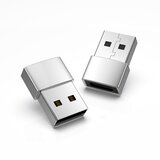 INF Kompakten srebrn adapter USB-C na USB 2.0 - 2 pakiranja, (22105308) | Shoptok.si