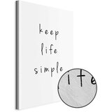  Slika - Message (1-part) - English Text in Motivational Tone 80x120 Premium Print | shoptok.hr