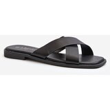 S. BARSKI Women's Flat Heeled Sandals In Faux Leather S.Barski | ePonuda.com