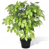  Umjetno patuljasto stablo fikusa s teglom 60 cm | shoptok.hr