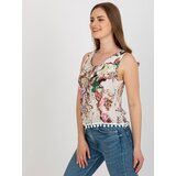 Baiyibaishun Blouse-AT-BZ-2202B.70-white-green | Shoptok.si