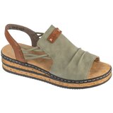 Rieker Sandali 67476-69 Rumena | Shoptok.si