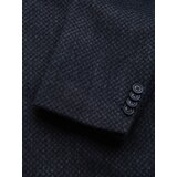 Ombre Unzipped men's wool coat - navy blue | Eponuda.ba