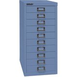 BISLEY Predalnik MultiDrawer™, serija 29, DIN A4, 10 predalov, moder | Shoptok.si