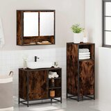  3-dijelni set kupaonskog namještaja boja hrasta drveni | shoptok.hr