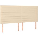 vidaXL Krevet box spring s madracem LED krem 160x200 cm od tkanine | shoptok.hr