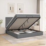  od pjene s madracem i LED-om Tamnosiva 140 x 200 cm - Tamnosiva 140 x 200 cm Dizajn linija | shoptok.hr