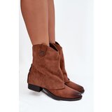 Boto Insulated Cowboy Boots With Heel Camel Sylvette | shoptok.hr