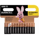 Duracell Baterije Basic AAA LR03 (12 kosov, 1,5 V)
