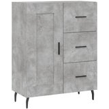  Visoka komoda siva betona 69,5x34x180 cm od konstruiranog drva | shoptok.hr