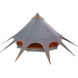  Teepee šotor s streho Siva in oranžna 600 x 600 x 347 cm, (5000091107) | Shoptok.si