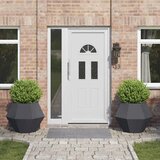 vidaXL Cvetlično korito 2 pcs Antracit 75 x 75 x 60 cm Jeklo Cene