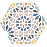  Kasbah Mix Colors Hexagonal 22x25 Cene