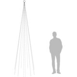  Božićno drvce na stijegu 310 LED žarulja plave 300 cm | shoptok.hr