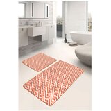 Mila Home Oranžne žametne kopalniške preproge v kompletu 2 ks 60x100 cm – | Shoptok.si