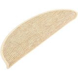  Samoljepljivi otirači za stepenice 15 kom 56x17x3 cm svjetlobež | shoptok.hr