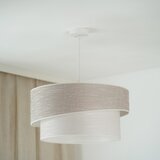 Brilagi - Visilica na sajli DOVER SHINE 1xE27/15W/230V prečnik 50 cm siva/krem | Eponuda.com