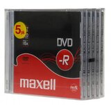 Maxell dvd-r 4,7GB 16X 5kos, 10mm škatlice Cene