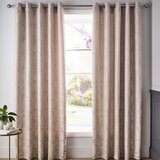 Catherine Lansfield Bež zavjese u setu 2 kom od damasta 229x229 cm Damask Jacquard – | shoptok.hr