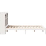  Krevet s regalom z knjige bez madraca bijeli 135x190cm borovina | shoptok.hr