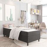 Box Posteljni okvir boxspring sivo blago 100x200 cm, (20645936) Cene