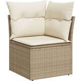  6-dijelni set vrtnih sofa s jastucima bež od poliratana | shoptok.hr