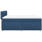  Krevet s oprugama i madracem plavi 140x200 cm od tkanine | shoptok.hr