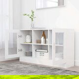 vidaXL Vitrina bijela 120 x 30 5 x 70 cm od iverice | shoptok.hr
