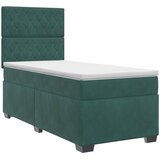  Boxspring krevet s madracem Tamnozelena 90 x 200 cm Bar&amp;scaron;un Slike