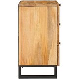  Noćni ormar Prirodna 50 x 33 x 60 cm Čvrsto drvo manga | shoptok.hr