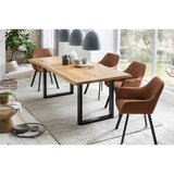 Livetastic Set Naslanjačev Mira, Rjava, 2-Delni | Shoptok.si