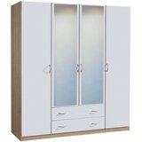 Boxxx OMARA S KLASIČNIMI VRATI, bela, barve hrasta | Shoptok.si