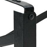  Noga za Pivski Stol 2 pcs Crna 39 x 3 x 75 cm | shoptok.hr