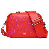 Vuch Crossbody torba Massimo Mini Leaves Red, 15 x 21,5 cm Slike