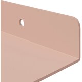  Lebdeća polica Zidne 4 pcs Ružičasta 60 x 18 x 2,5 cm Čelik | shoptok.hr