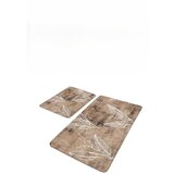 Mila Home Rjave žametne kopalniške preproge v kompletu 2 ks 60x100 cm – | Shoptok.si