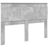  Uzglavlje s uzglavljem Betonski sivi 150 cm Konstruirano drvo | shoptok.hr