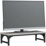  Stalak za monitor siva boja hrasta 55x23x14cm konstruirano drvo | shoptok.hr