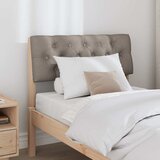  Tapecirani uzglavlje Sivo-smeđa 80 cm Čvrsto borovo drvo | Eponuda.ba