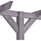  Vrtna pergola siva 400 x 40 x 205 cm od impregnirane borovine | Eponuda.com