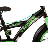  Dječji bicikl Volare Thombike 16" s dvije ručne kočnice crno-zeleni | shoptok.hr