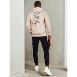DStreet Bluza męska z kapturem beżowa | shoptok.hr