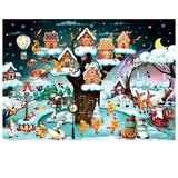  PUZZLE 500 KOS TUBA BOŽIČ "GINGERBREAD WORLD" INTERDRUK | Shoptok.si