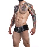 Cut4Men Booty Shorts Black Leatherette Cene