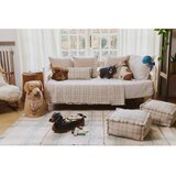 Lorena Canals Krem/kadulja zeleni periv/ručno rađen pamučan tepih 140x190 cm Tartan Blue Sage – | shoptok.hr