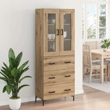  Kuhinjski ormarić Zidne 2 pcs Umjetnički hrast 69 5 x 34 x 180 cm | shoptok.hr